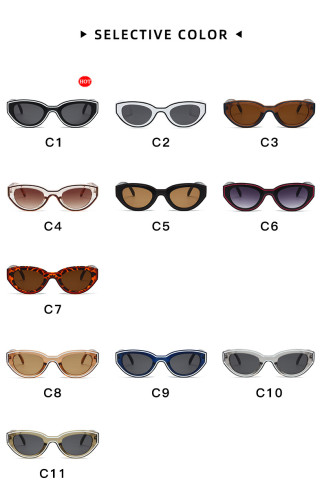 Cartoon color blocking glasses party hip-hop sunglasses