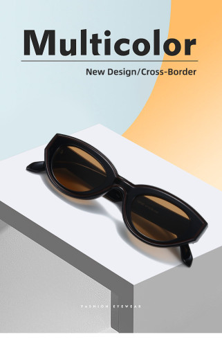 Cartoon color blocking glasses party hip-hop sunglasses