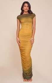 Gradient Tie-Dye Dress Skirt