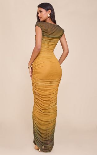 Gradient Tie-Dye Dress Skirt