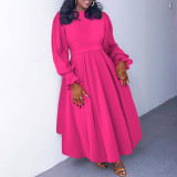 Large skirt A-line skirt plus size dress