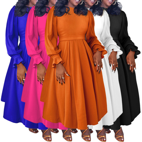 Large skirt A-line skirt plus size dress