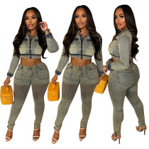 High waisted and high elasticity hip lifting pants set High waisted and high elasticity hip lifting pants set