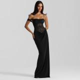 Strap lace dress