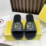 Metal versatile flat slippers