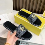 Metal versatile flat slippers