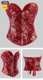 Fishbone corset, tight fitting, gathering court shapewear