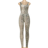 Backless jumpsuit, tight fitting high waisted pants set