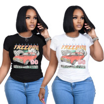 FFJ2025 Women printing Tshirt FFJ2025 Women printing Tshirt