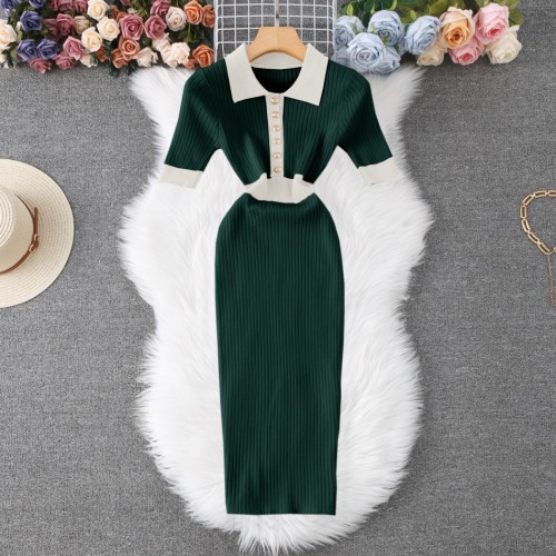 Polo Knitted Dress
