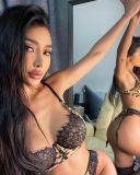 Leopard print waistband jumpsuit with steel ring gathered lace three piece set on the upper body