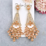 Crystal earrings and pendants