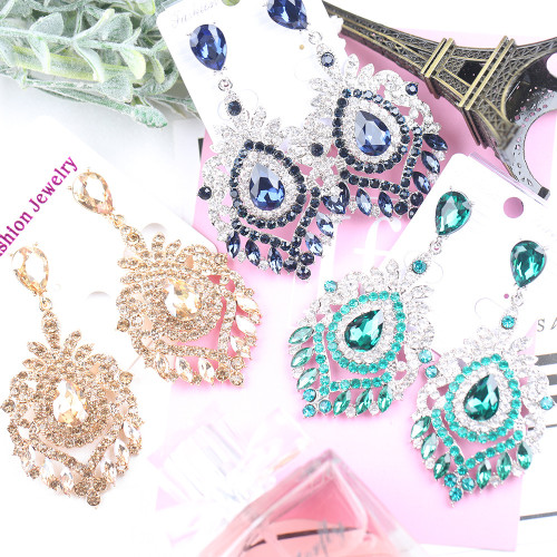 Crystal earrings and pendants