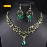 Crystal necklace set