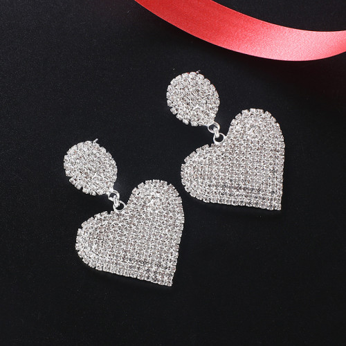 Water Diamond Love Earrings