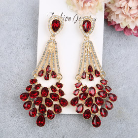 Crystal earrings and pendants
