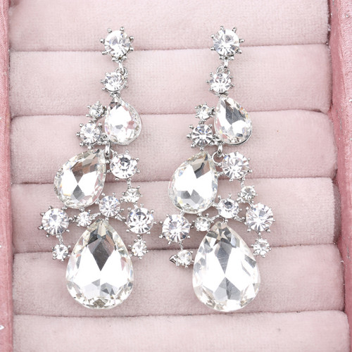 Crystal earrings and pendants