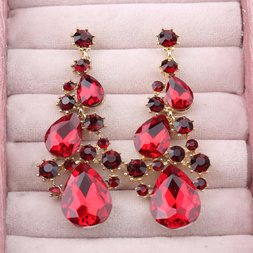 Crystal earrings and pendants