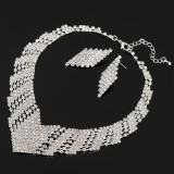 Two piece necklace and earring set