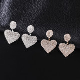 Water Diamond Love Earrings