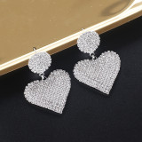 Water Diamond Love Earrings