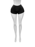 Elastic Glossy Hot Shorts HR25031 