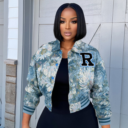 Loose jacket short coat