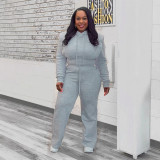Hoodie wide leg two-piece set