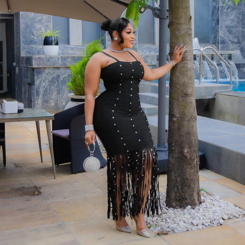 Braided Strappy Bodycon Dress