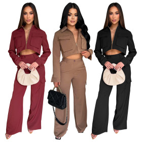 Long sleeved work pants set