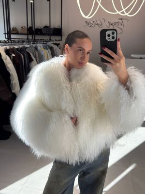 Tundra Wool Faux Fur Eco-Friendly Puff Jacket YS662534