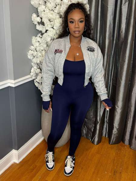 Velvet sweatshirt, sports zipper, embroidered baseball jacket, jacket