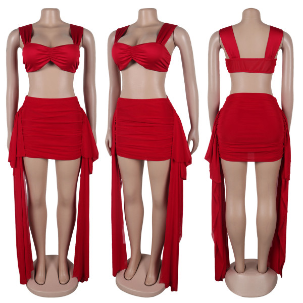 Strapless ribbon set