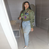 Heavy Industry Embroidered Gareth Cloth Jacket