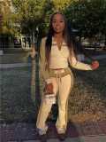 Long sleeved and long pants two-piece set