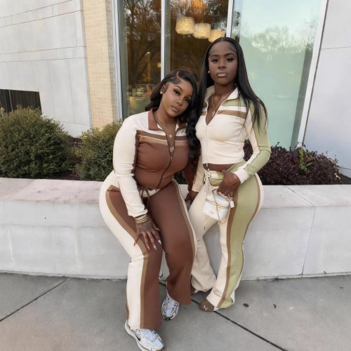 Long sleeved and long pants two-piece set