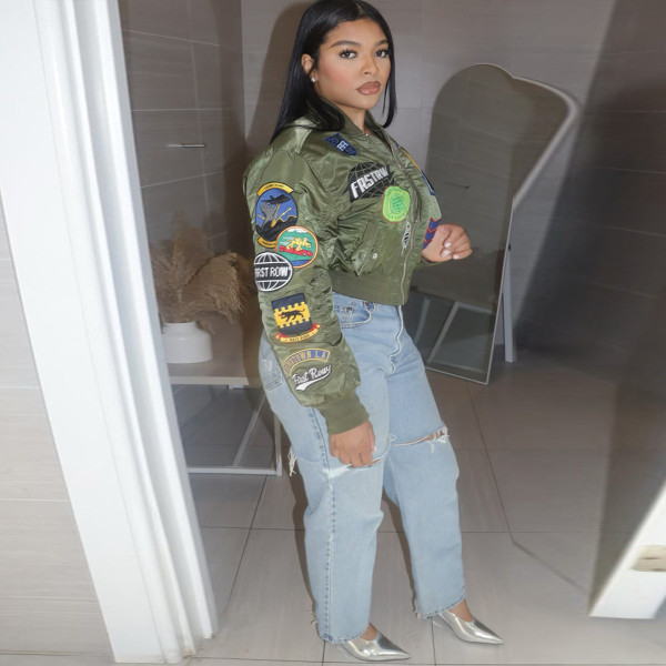 Heavy Industry Embroidered Gareth Cloth Jacket