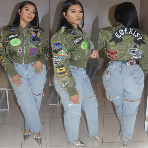 Heavy Industry Embroidered Gareth Cloth Jacket