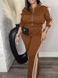 Long sleeved and long pants two-piece set