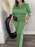Long sleeved and long pants two-piece set