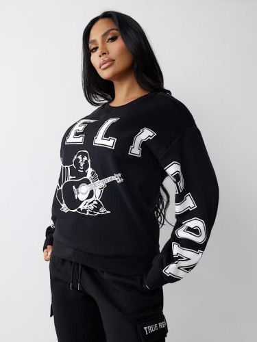 Cartoon round neck long sleeved sweatshirt sweatshirt