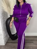 Long sleeved and long pants two-piece set