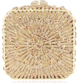 Clutch bag with full diamond decoration for women BL526