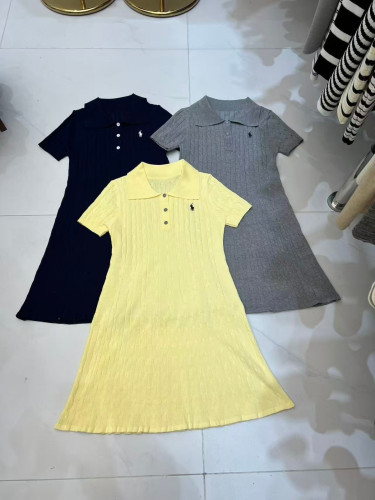 Fried Dough Twists pattern short sleeve knitting dress