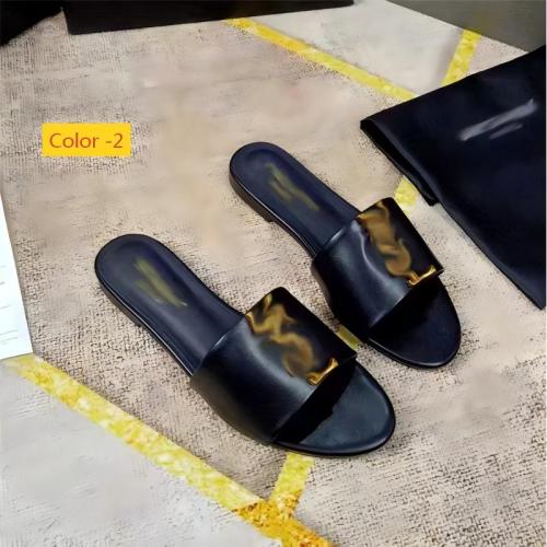 Flat bottomed oversized sandals worn on top of one word slippers