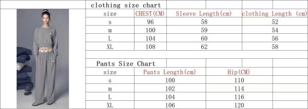 Cotton wide-leg jogging pants 2 pcs set NB965910907021