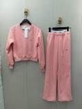 Cotton wide-leg jogging pants 2 pcs set NB965910907021