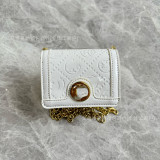Single shoulder crossbody chain small square bag and coin purse