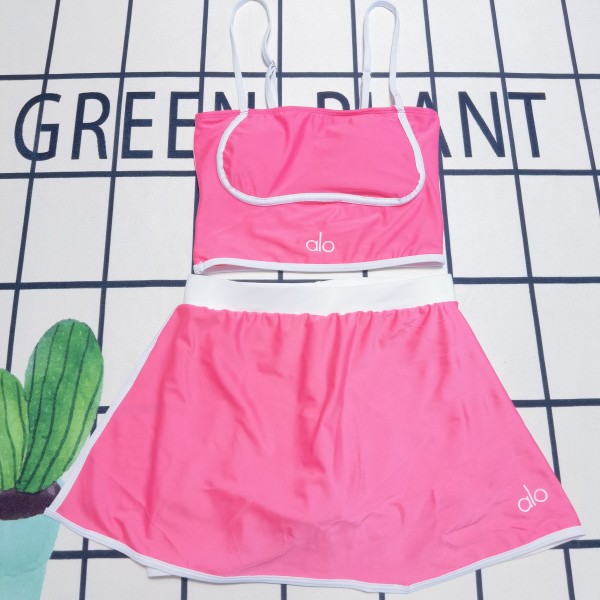 Tank top, pants skirt sports suit