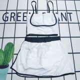Tank top, pants skirt sports suit